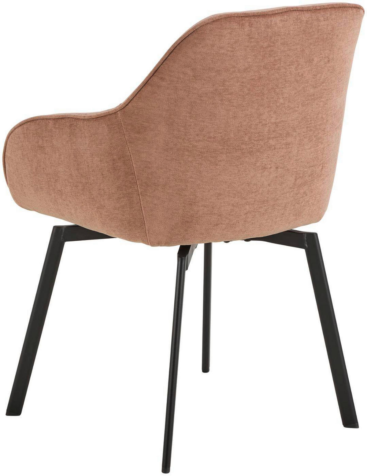 STOL MED ARMSTÖD 2 styck automatisk funktion för återfjädring struktur   - svart, Design, metall/textil (58,5/83,5/55,5cm) - Best Price