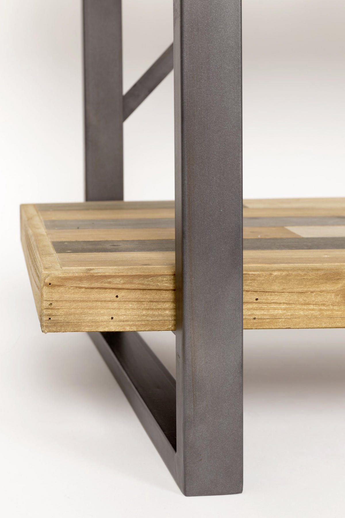 REGÁL, farba vlašského orecha, 120/149/39 cm - farba vlašského orecha, Trend, kov/kompozitné drevo (120/149/39cm) - Livetastic