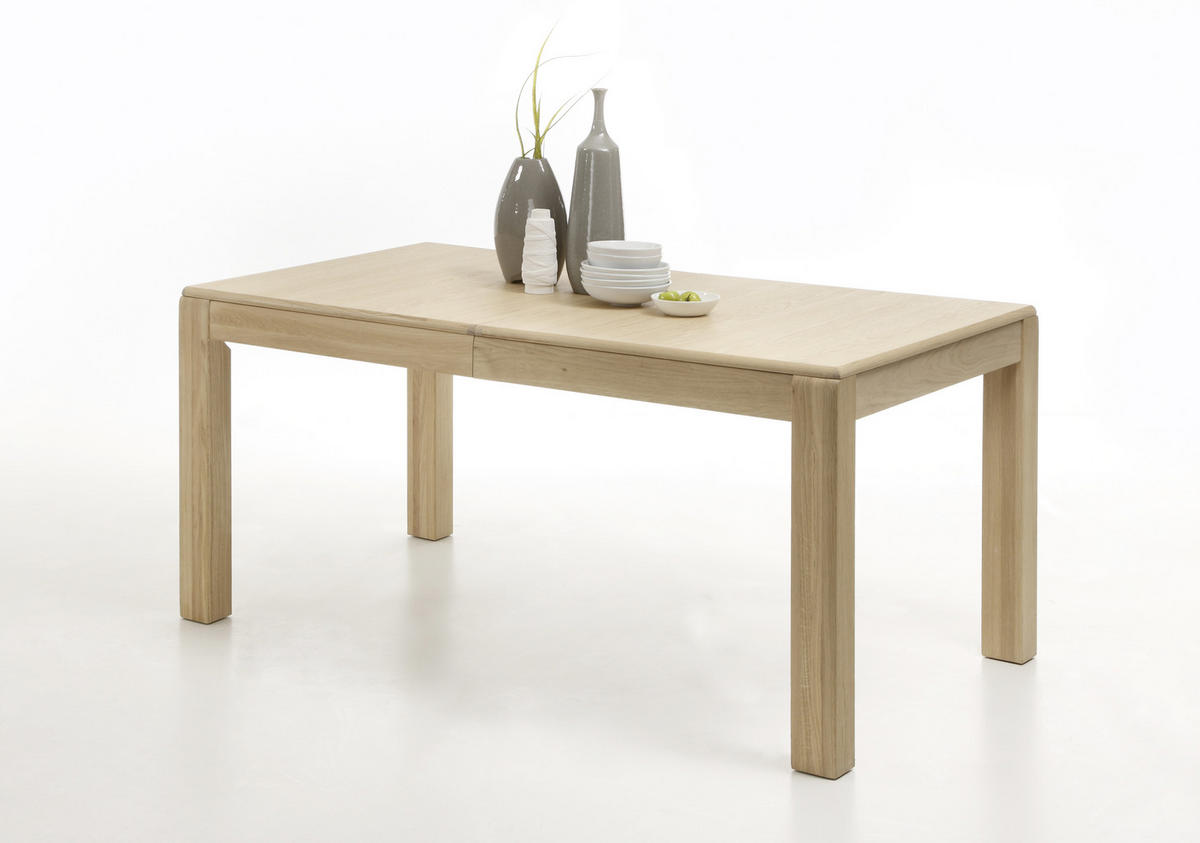MATBORD i trä, trämaterial 160-260/90/77 cm   - ekfärgad, Design, trämaterial/trä (160-260/90/77cm) - Livetastic