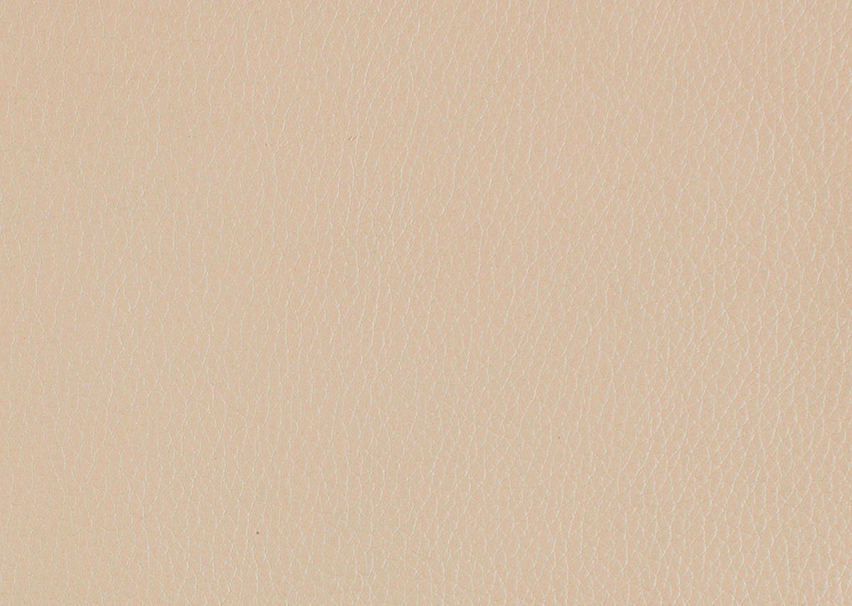 RÉCAMIERE in Echtleder Creme  - Chromfarben/Creme, Design, Leder/Metall (209/85-109/95-16cm) - Dieter Knoll