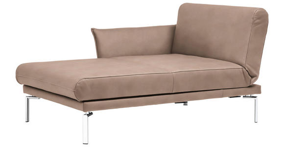 OTTOMANE in Taupe - Taupe, MODERN, Textil (114/90/170/210cm) - Dieter Knoll