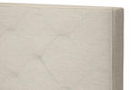 BOXSPRINGBETT 180/200 cm  in Beige  - Beige/Alufarben, KONVENTIONELL, Textil/Metall (180/200cm) - Welnova