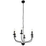 HÄNGELEUCHTE 45/130 cm  - Schwarz, Trend, Metall (45/130cm) - Novel