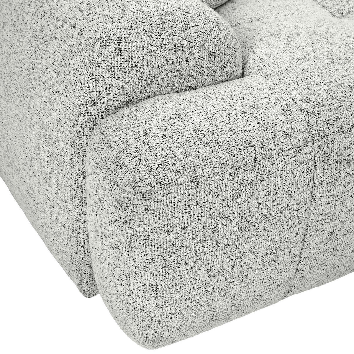 Ecksofa mit Funktion Creme Flachgewebe Zierkissen, Rückenkissen, Bettkasten, Schlaffunktion, Rücken echt, Liegefläche im Originalstoff  - Creme/Schwarz, KONVENTIONELL, Kunststoff/Textil (277/190cm) - Carryhome