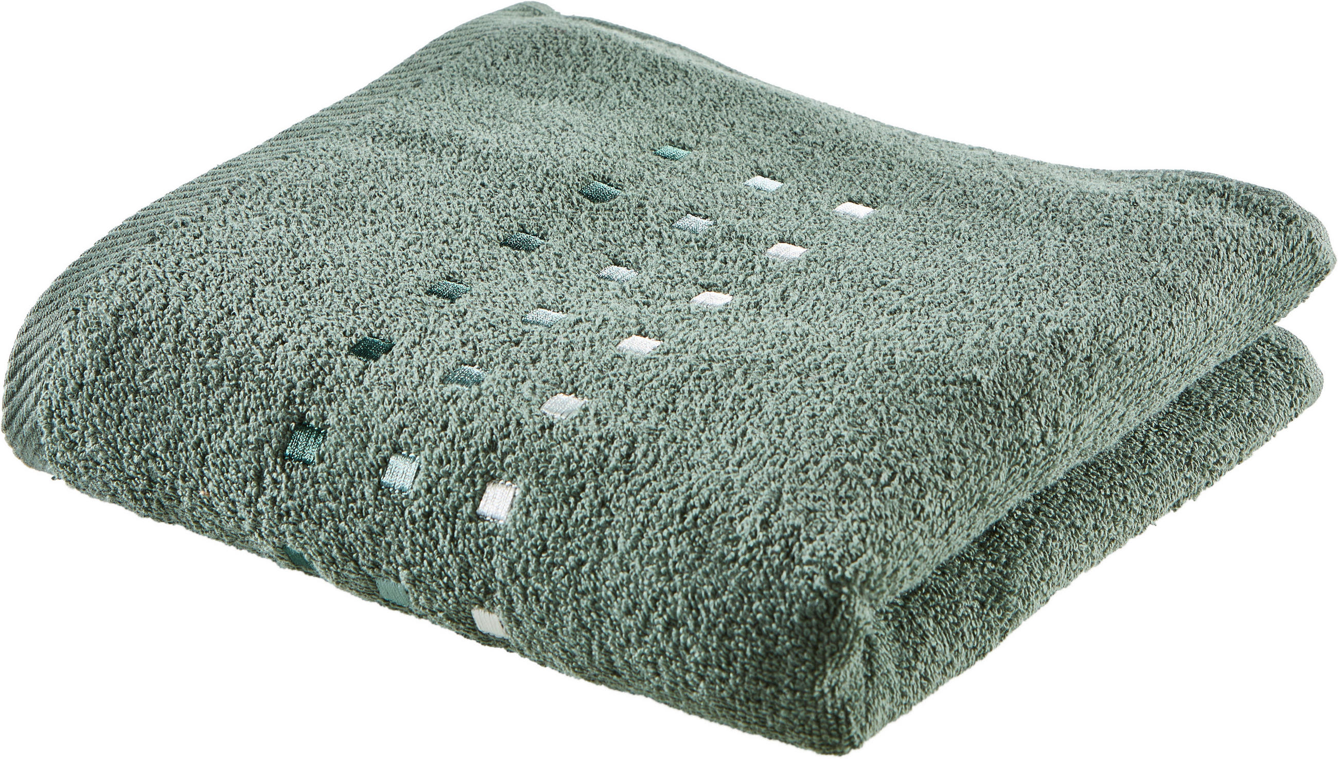 KÉZTÖRLŐ 50/100 cm sötétzöld  - sötétzöld, Basics, textil (50/100cm) - Esposa