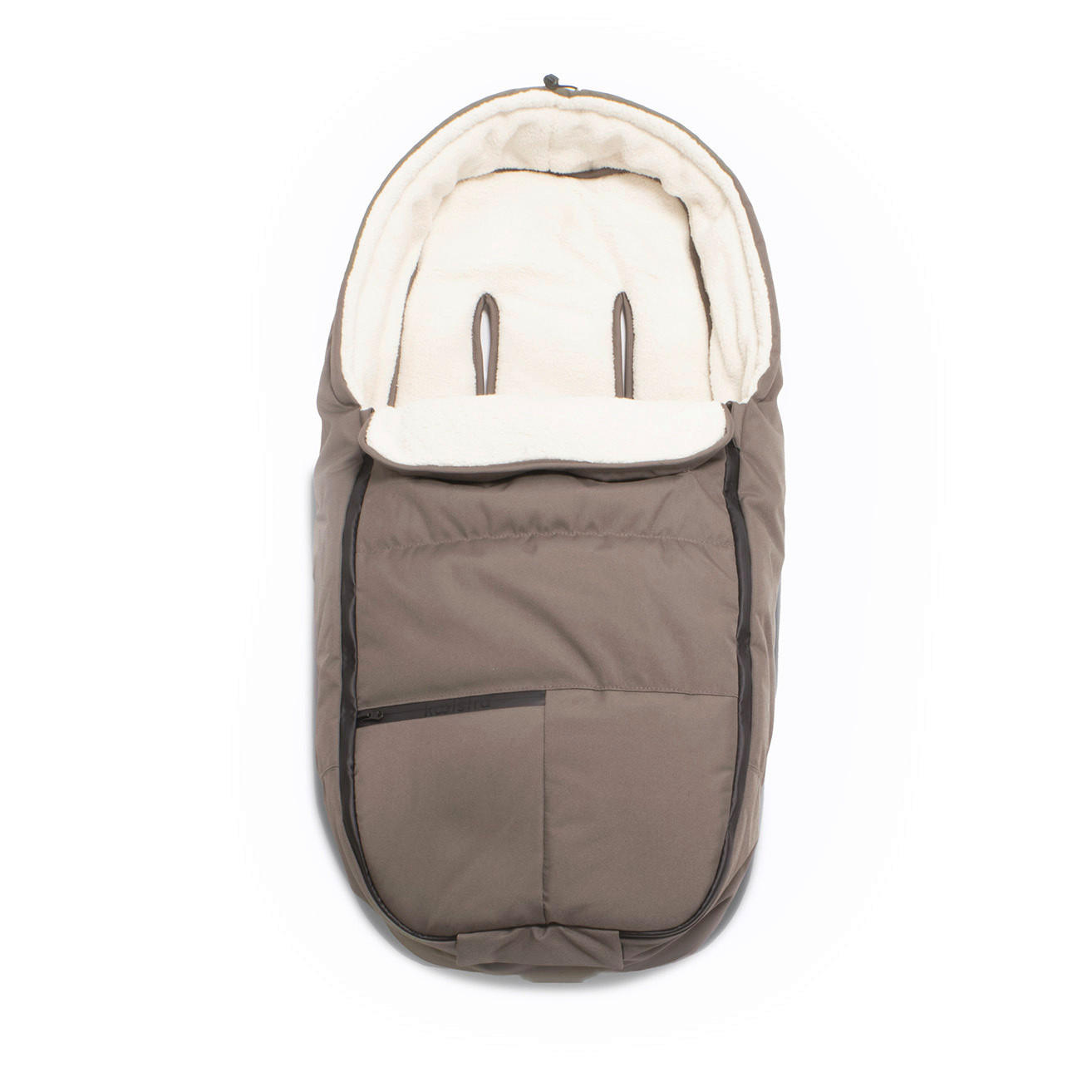 FUSSSACK NEXT GEN  - Graubraun, Basics, Textil (88/40/13cm) - Bebe Jou