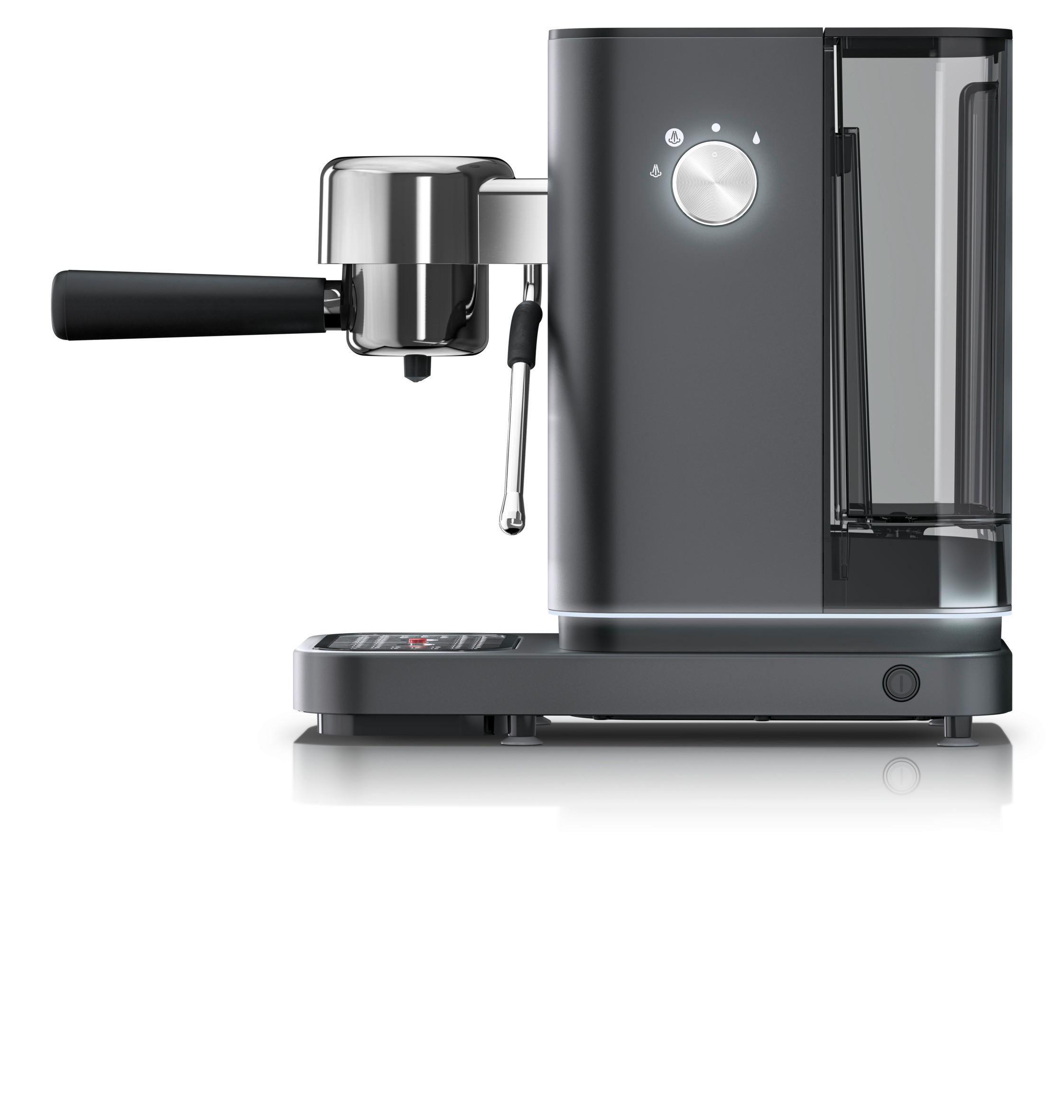 ESPRESSOMASCHINE  - Grau, Basics, Metall (37,2/17,5/40,9cm) - WMF