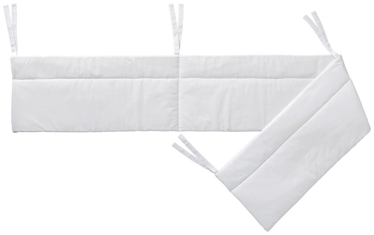 TEKSTILNA OGRADICA ZA KREVETAC   - bela, Osnovno, tekstil (32/210cm) - My Baby Lou