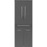 HOCHSCHRANK 60/162,8/33 cm - Chromfarben/Anthrazit, Design, Glas/Holzwerkstoff (60/162,8/33cm) - Novel HOCHSCHRANK 60/162,8/33 cm - Chromfarben/Anthrazit, Design, Glas/Holzwerkstoff (60/162,8/33cm) - Novel