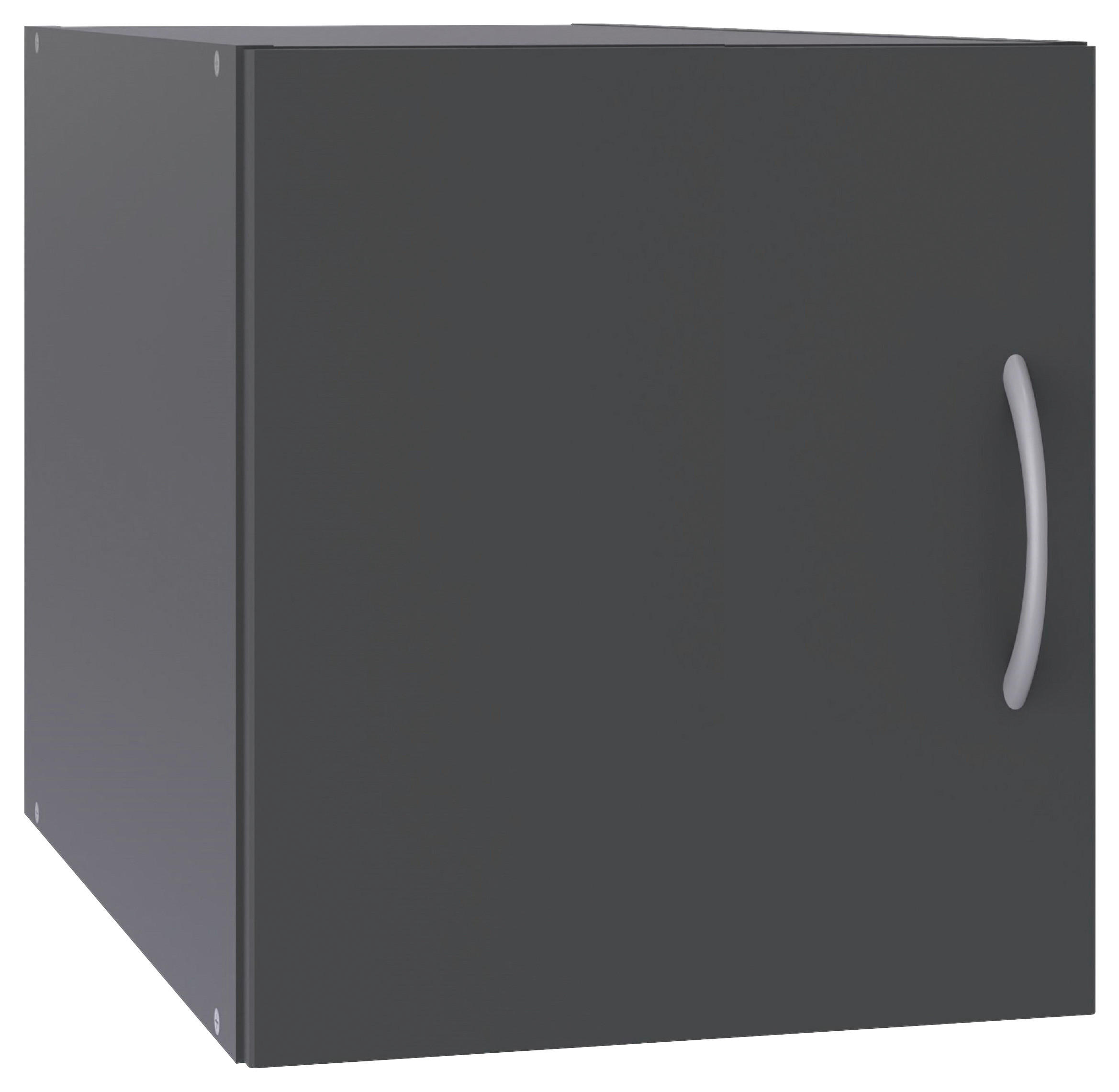 AUFSATZSCHRANK 50/40/54 cm in - Alufarben/Graphitfarben, KONVENTIONELL, Holzwerkstoff/Kunststoff (50/40/54cm) - Xora