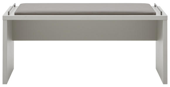 SITZBANK 120/53/40 cm Lederlook Braun, Grau - Dunkelbraun/Braun, Design, Textil (120/53/40cm) - Dieter Knoll
