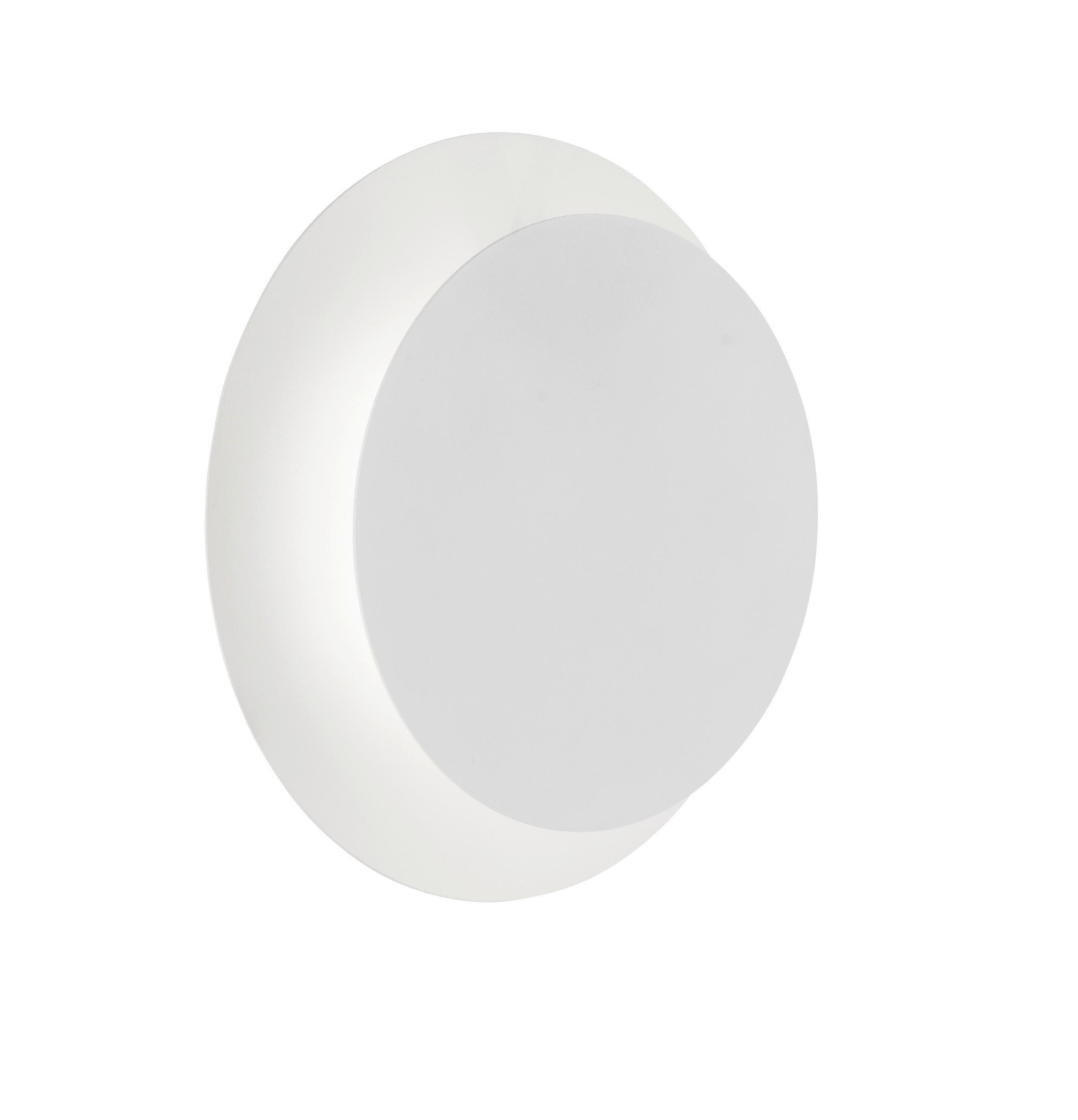 APLICĂ DE PERETE CU LED - alb, Basics, plastic/metal (18/6,5cm) - Wofi