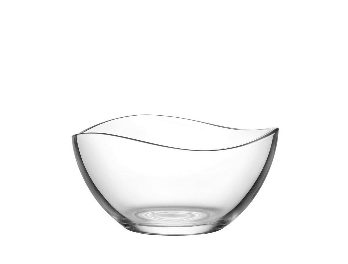SCHÜSSEL 17 cm   - Transparent, KONVENTIONELL, Glas (17cm) - Homeware