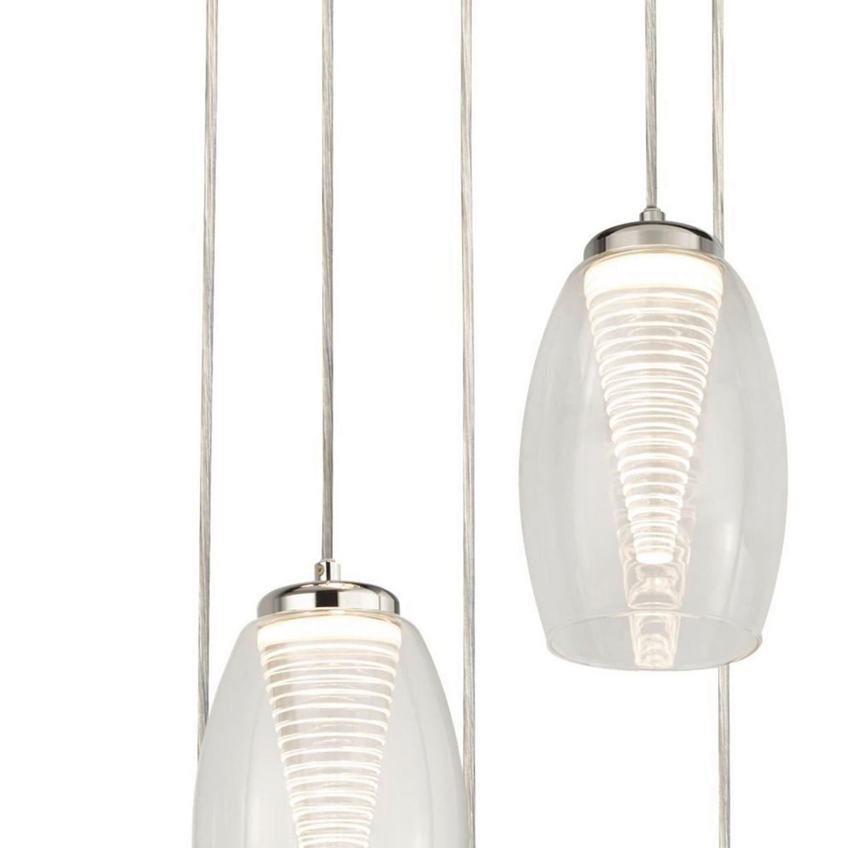 VISEČA LED-SVETILKA   /1960 lm/3000 K/230 V/ - barve kroma, Trendi, kovina/umetna masa (35/150cm)