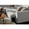 ECKSOFA in Struktur Beige  205/284 cm  - Beige/Schwarz, Design, Kunststoff/Textil (205/284cm) - Xora
