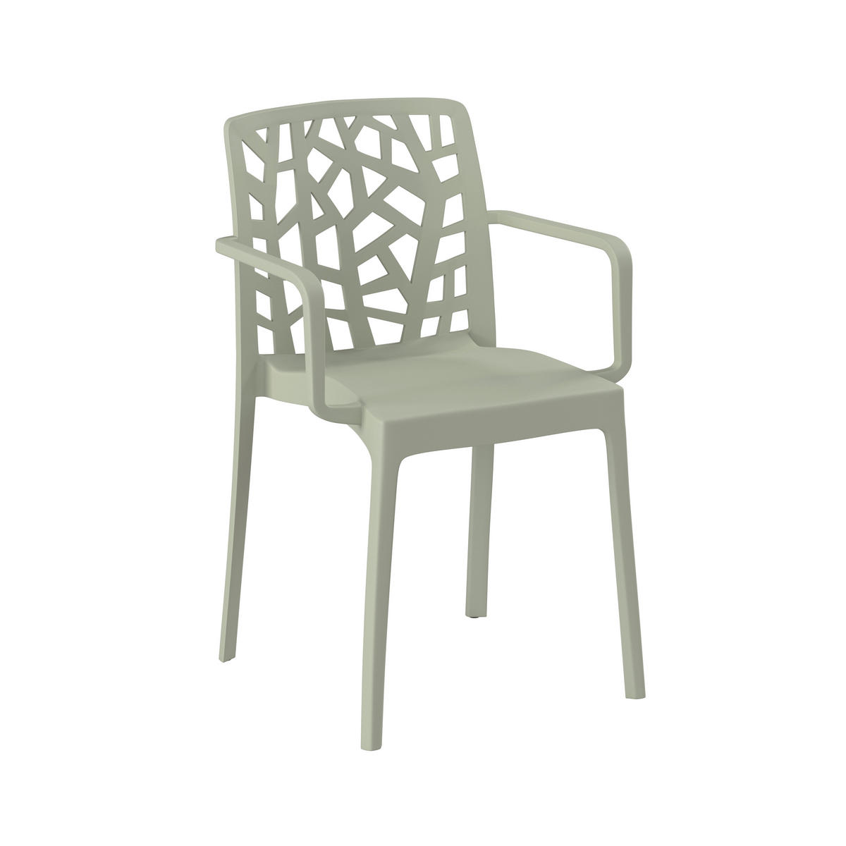 GARTENSTUHL Grün  - Grün, MODERN, Kunststoff (55/82/53.5cm) - Ambia Garden