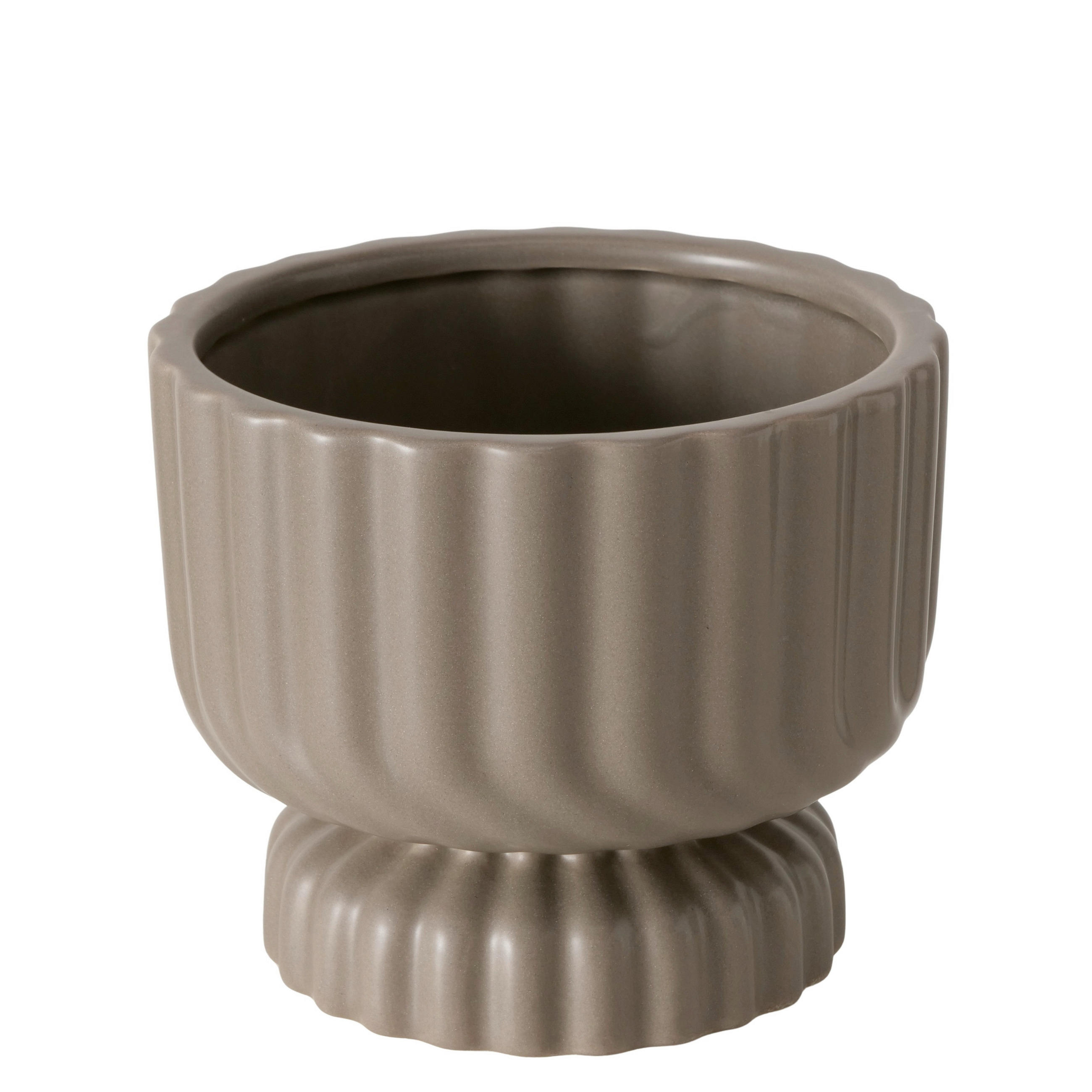 DEKOSCHALE - Grau, Basics, Keramik (14,5/12,5cm) - Ambia Home