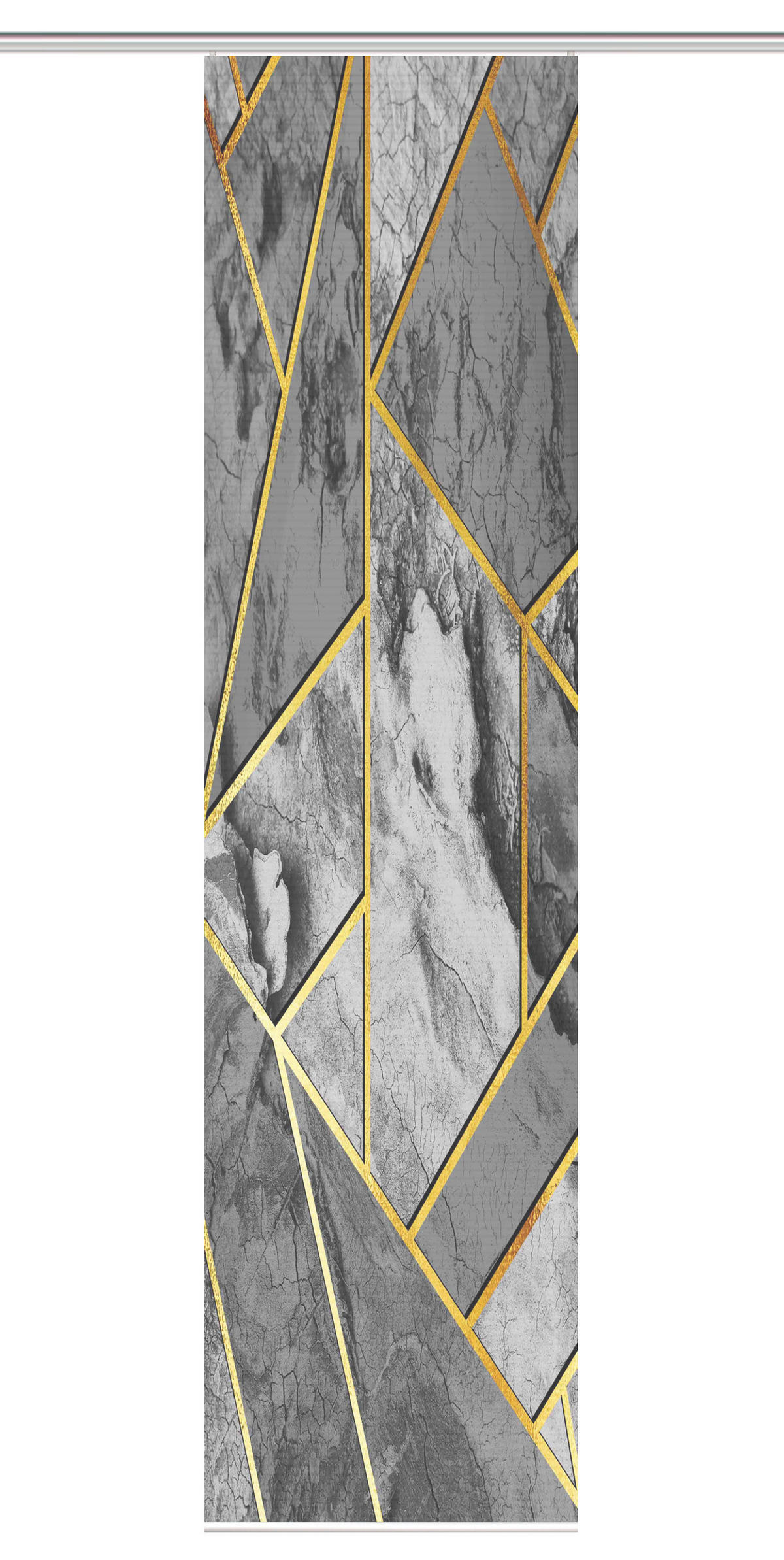 PANELOVÝ ZÁVĚS, 60/245 cm - šedá, Natur, textil (60/245cm)