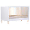 GITTERBETT Wonder White 2in1  145/90/75 cm   - Naturfarben/Weiß, KONVENTIONELL, Holzwerkstoff/Kunststoff (145/90/75cm) - Childhome