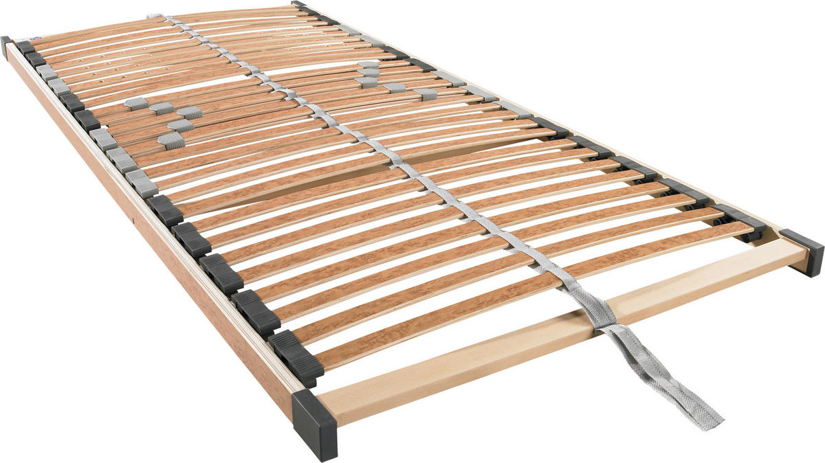 LATTENROST 120/200 cm Mittelzone verstellbar, Birke  - Basics, Holz (120/200cm) - Sleeptex