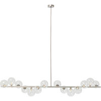 HÄNGELEUCHTE SCALA BALLS  - Weiß, Design, Glas/Metall (150/140/27cm) - Kare-Design