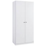 DREHTÜRENSCHRANK  in Weiß  - Weiß, Basics, Holzwerkstoff (91/197/54cm) - Xora