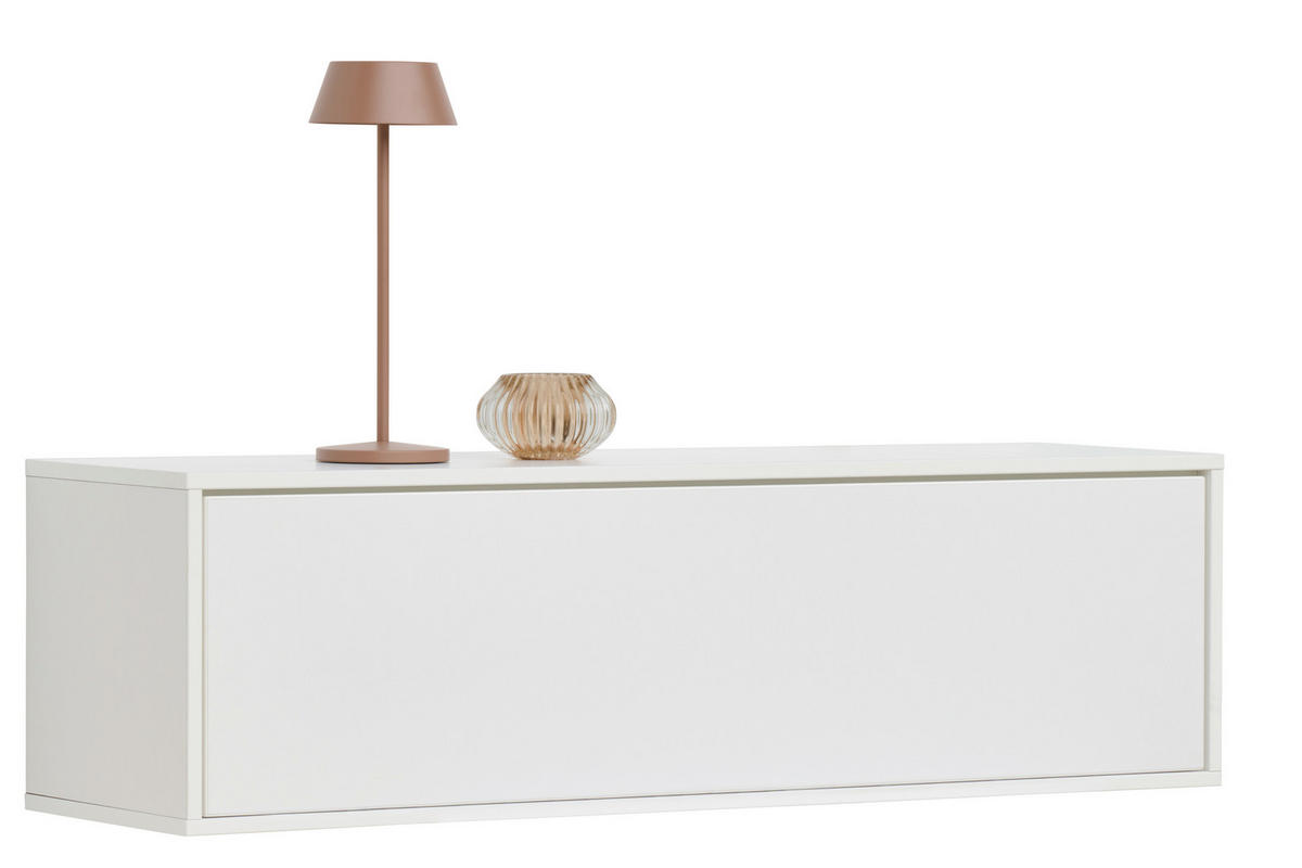 HÄNGEELEMENT 90,9/26/26 cm  in Weiß   - Weiß, Design, Holzwerkstoff (90,9/26/26cm) - home24
