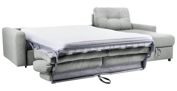 ECKSOFA Grau Webstoff  - Schwarz/Grau, KONVENTIONELL, Kunststoff/Textil (270/160cm) - Carryhome