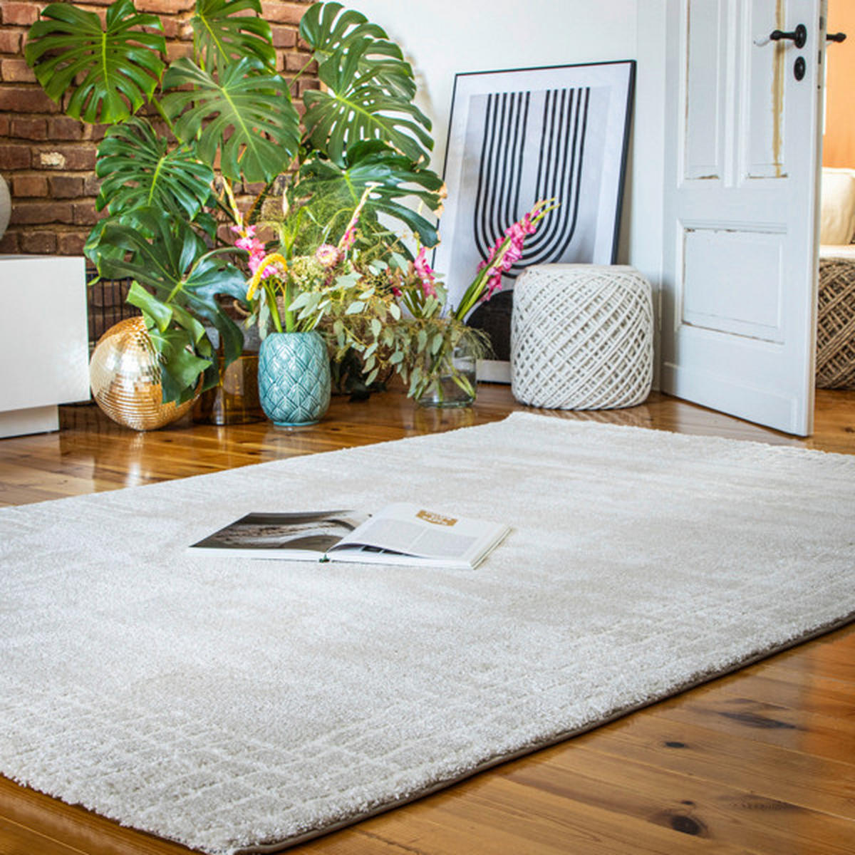 HOCHFLORTEPPICH 200/290 cm My Canyon Creme  - Creme, Basics, Textil (200/290cm) - Obsession