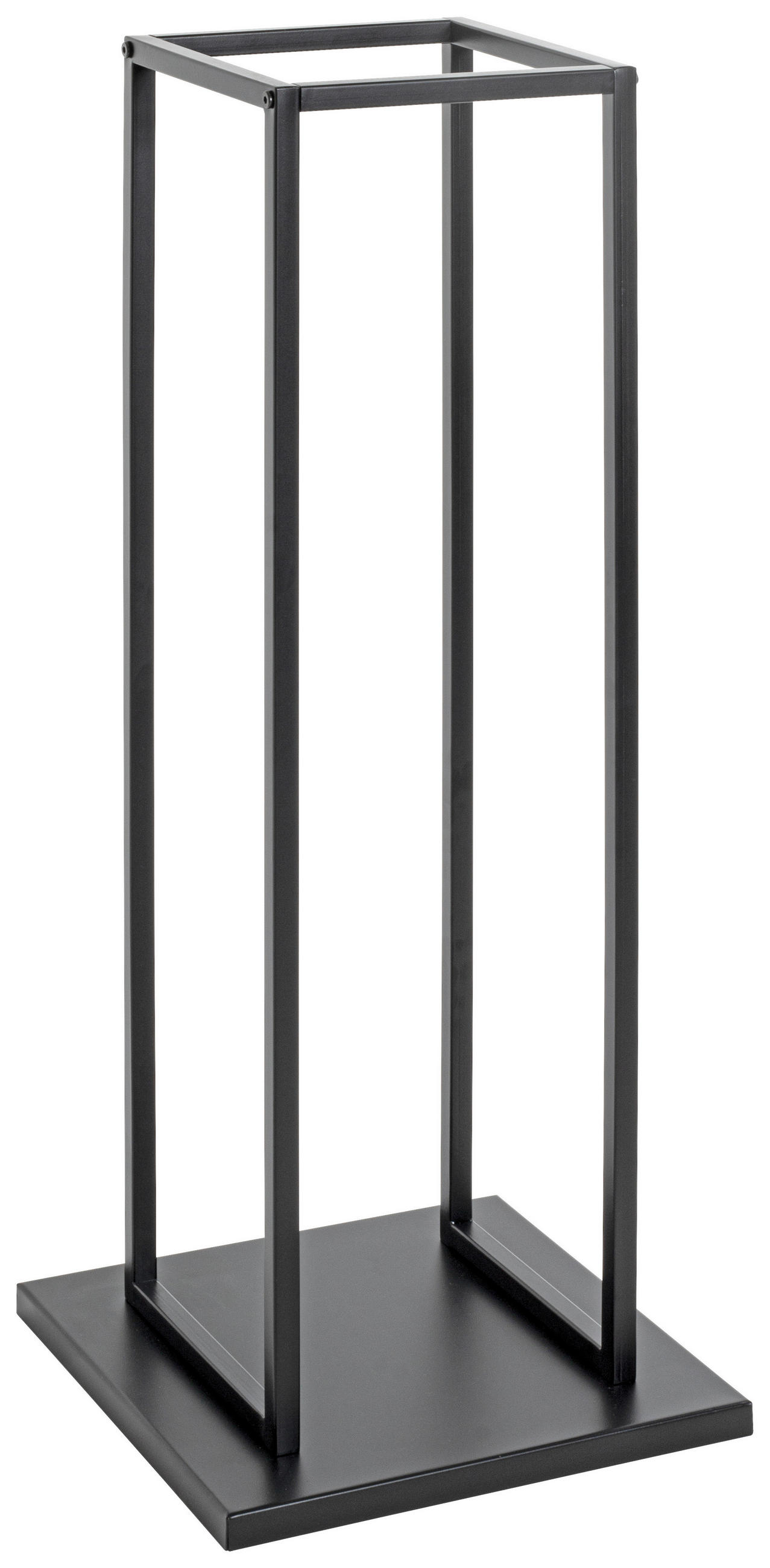 KAMINHOLZREGAL 33/85/33 cm  Metall  - Schwarz, Basics, Metall (33/85/33cm)