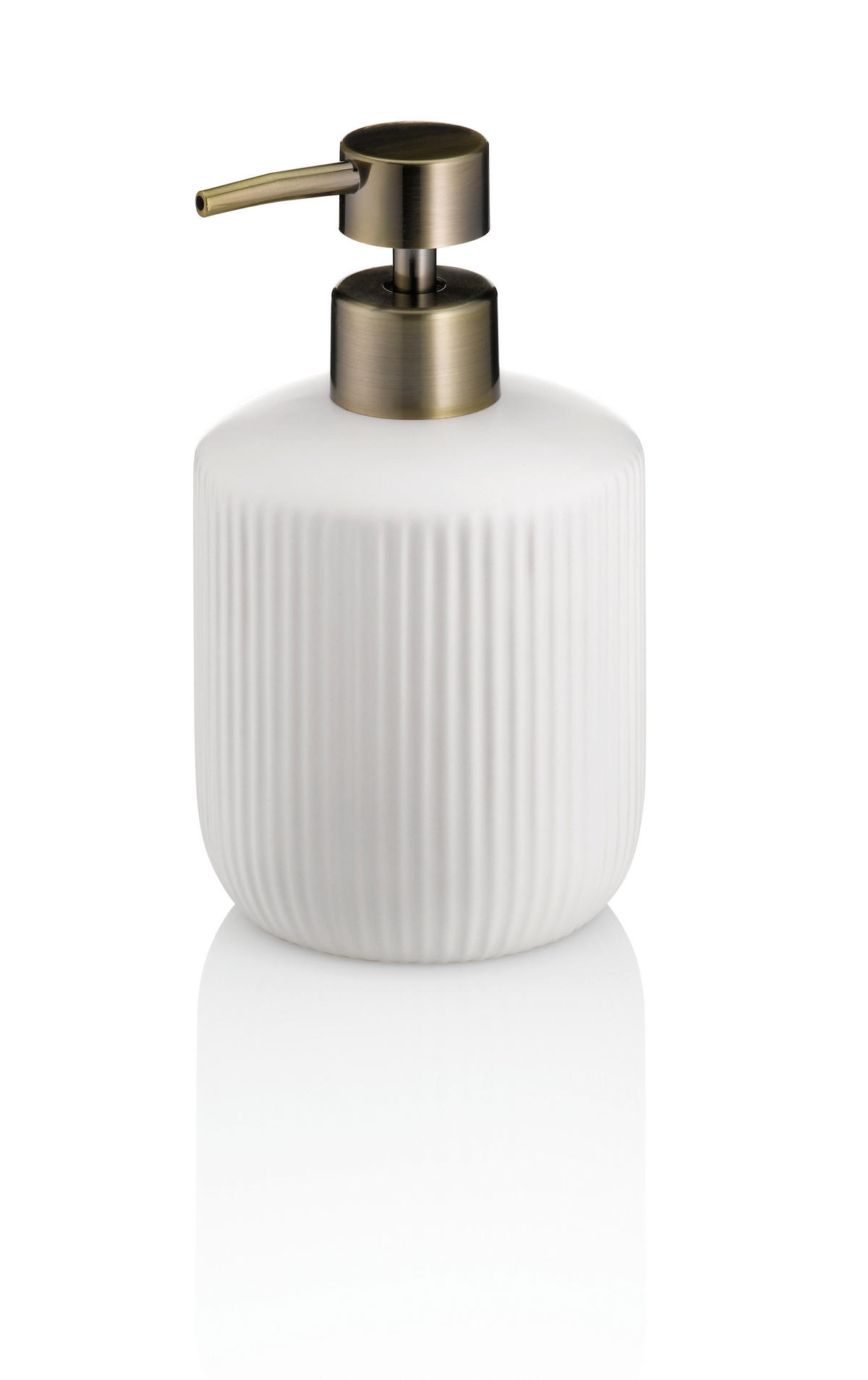 DOZATOR ZA TEČNI SAPUN  bela  keramika  - bela, Osnovno, keramika (400ml) - Kela
