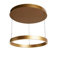 LED-PENDELLEUCHTE Layla Pendant 64/11.5 cm   - Goldfarben, Design, Metall (64/11.5cm) - Searchlight
