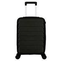 REISEKOFFER Schwarz  - Schwarz, Design, Kunststoff/Textil (52,5/35/21cm) - Novel