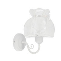 WANDLEUCHTE 20/16/21 cm   - Weiß, KONVENTIONELL, Textil/Metall (20/16/21cm)