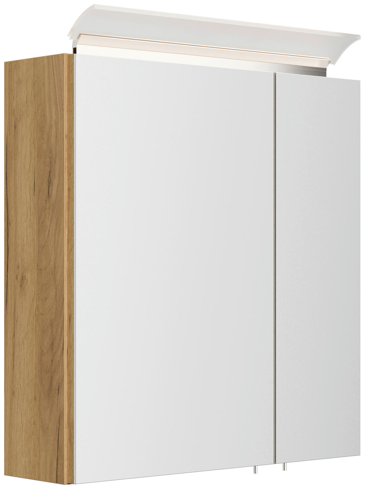 KOPALNICA  barve hrasta  - barve hrasta/bela, Trend, steklo/leseni material (150cm) - MID.YOU