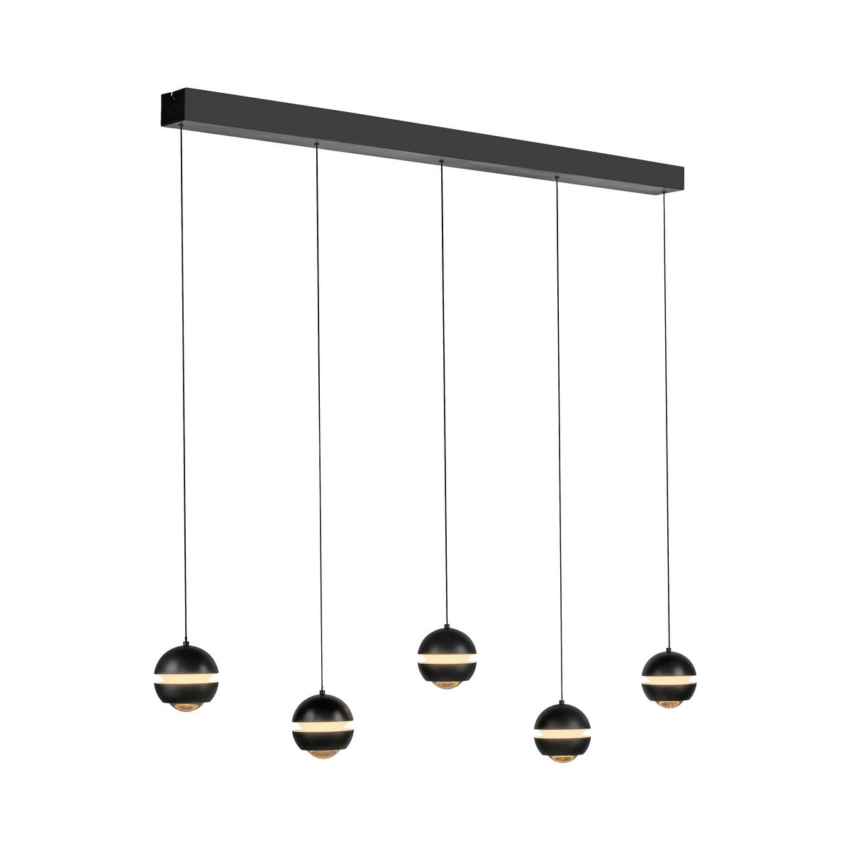 LED-PENDELLEUCHTE 110/10/220 cm  - Schwarz, Design, Kunststoff/Metall (110/10/220cm) - Schöner Wohnen