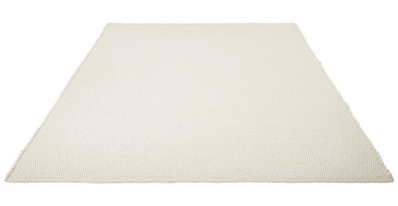 HANDWEBTEPPICH 170/230 cm Weiß - Weiß, Basics, Naturmaterialien (170/230cm) - Linea Natura