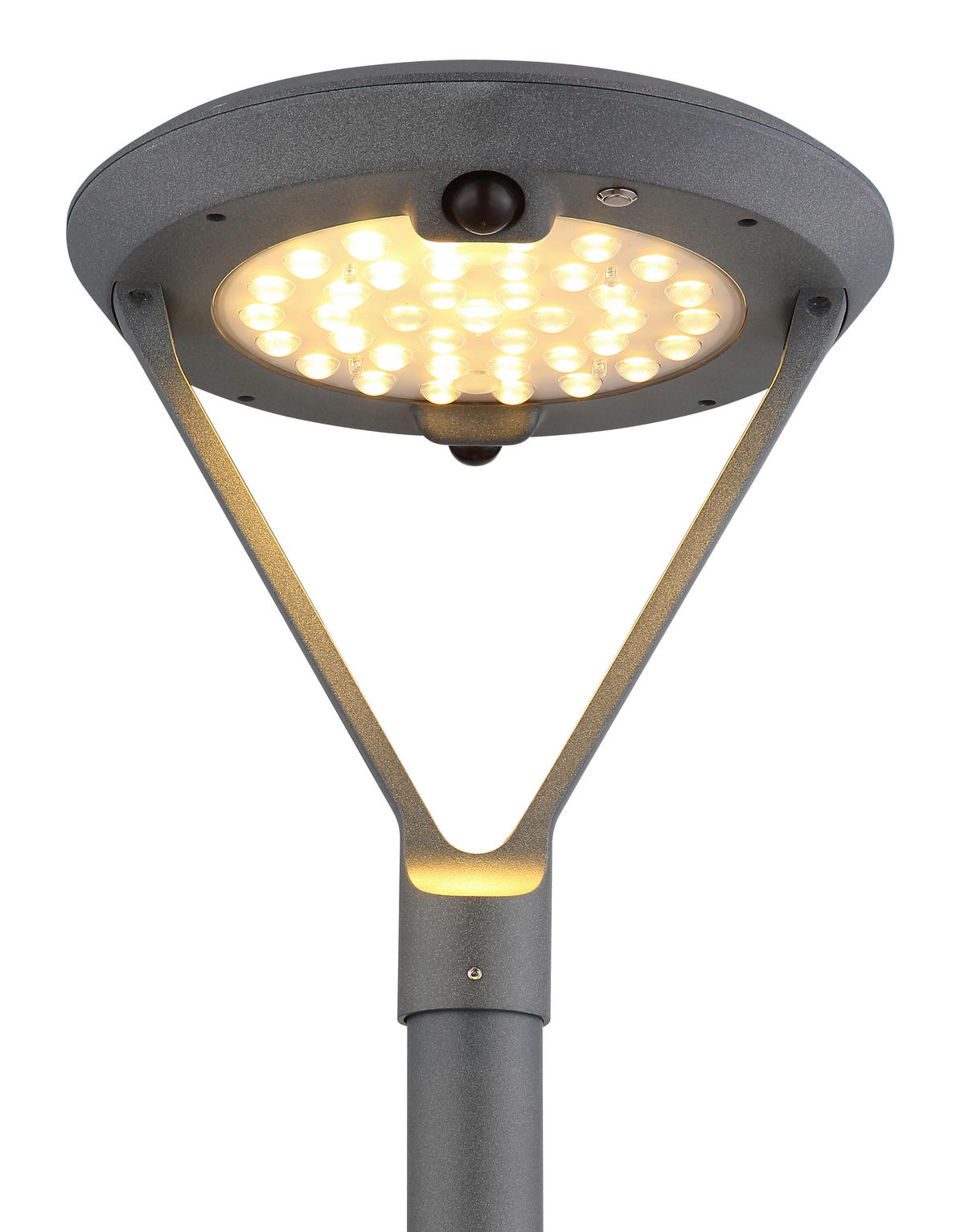 SOLARLEUCHTE  - Klar/Silberfarben, Design, Glas/Kunststoff (31/204,7cm) - Globo