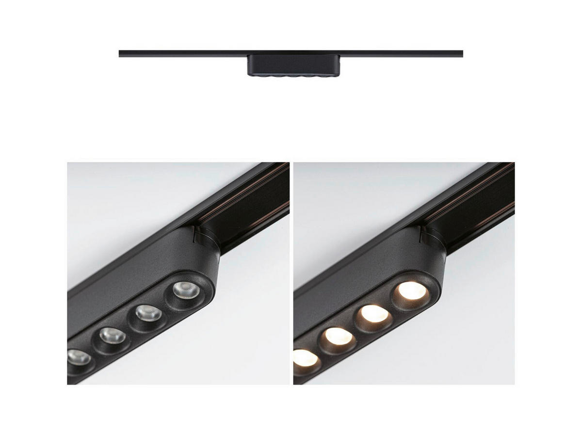 SCHIENENSYSTEM-STABLEUCHTE Veya Lensia 13,1/3,0/2,4 cm  - Design (13,1/3,0/2,4cm) - Paulmann