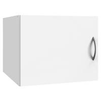 NASTAVEK ZA OMARO - bela/barve aluminija, Basics, umetna masa/leseni material (45/40/40cm) - Xora