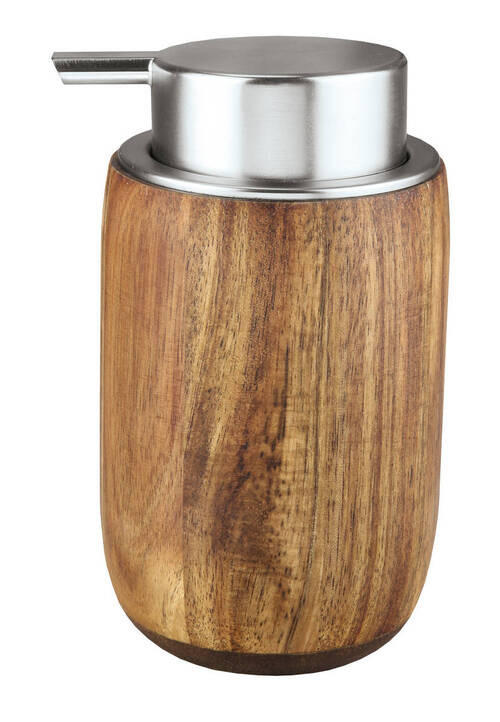 SEIFENSPENDER Holz  - Braun, Basics, Holz (8,5/14,7cm) - Kleine Wolke
