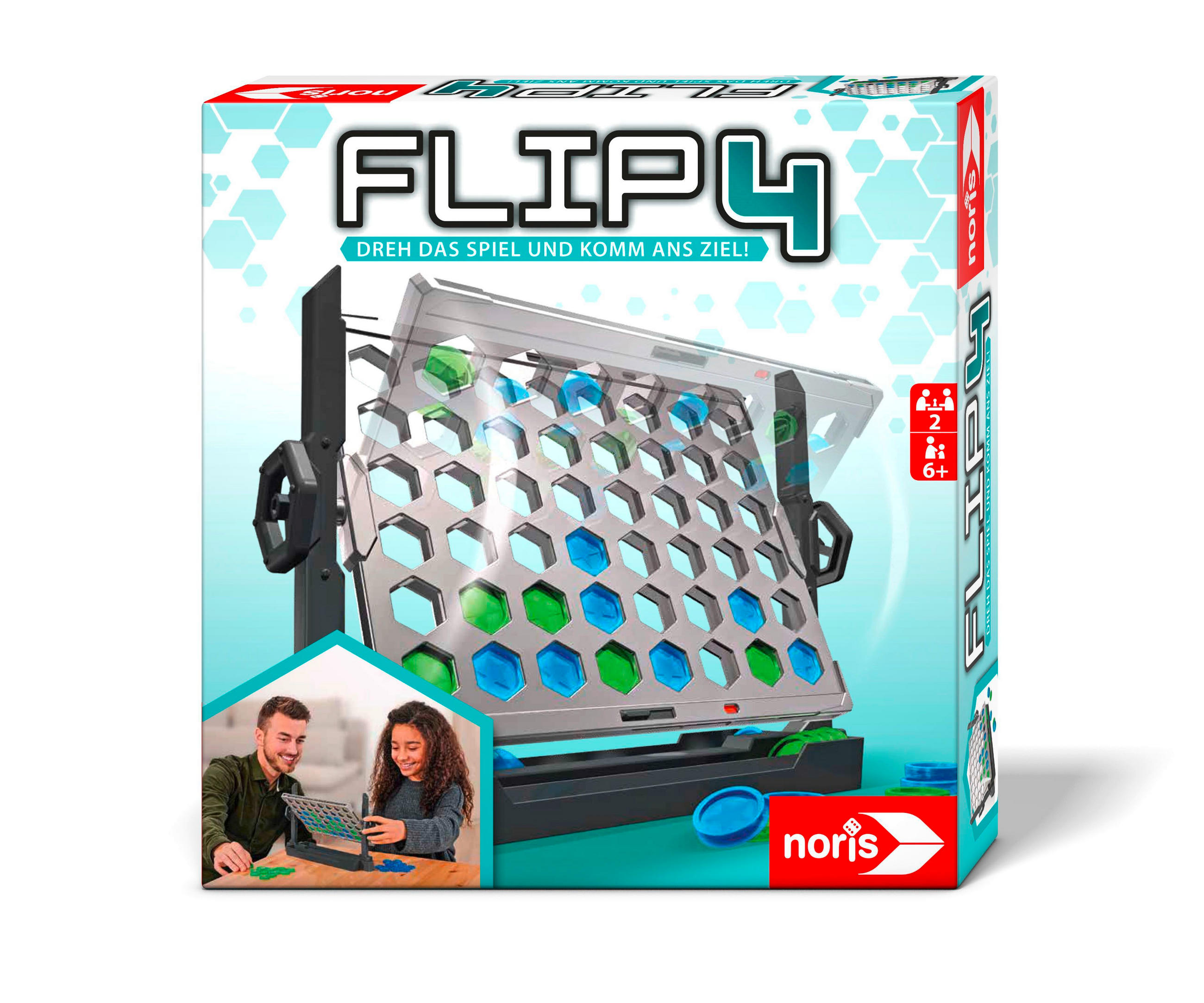 LERNSPIEL Flip 4  - Multicolor, Basics, Karton/Kunststoff (26/5/25cm) - Simba