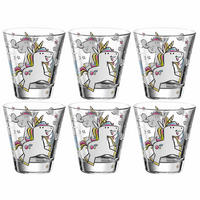 KINDER-GLÄSERSET Bambini 6-teilig  - Transparent, Trend, Glas (8,5/9,0/8,5cm) - Leonardo