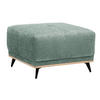 HOCKER in Textil Grün  - Schwarz/Grün, Modern, Holz/Textil (73/47/73cm) - home24