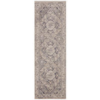 LÄUFER 80/200 cm Terrain  - Creme/Grau, Design, Kunststoff/Textil (80/200cm)