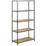 REGAL in 77/150/35 cm Eichefarben - Eichefarben/Schwarz, Trend, Holzwerkstoff/Metall (77/150/35cm) - Carryhome REGAL in 77/150/35 cm Eichefarben - Eichefarben/Schwarz, Trend, Holzwerkstoff/Metall (77/150/35cm) - Carryhome