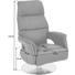 RELAXSESSEL Echtleder Relaxfunktion - Edelstahlfarben/Rot, Design, Leder/Metall (72/110/79cm) - Welnova RELAXSESSEL Echtleder Relaxfunktion - Edelstahlfarben/Rot, Design, Leder/Metall (72/110/79cm) - Welnova