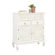 KOMMODE , 91,5/100/38 cm, 6 Schublade(n)  - Weiß, LIFESTYLE, Holz/Holzwerkstoff (91,5/100/38cm) - Landscape