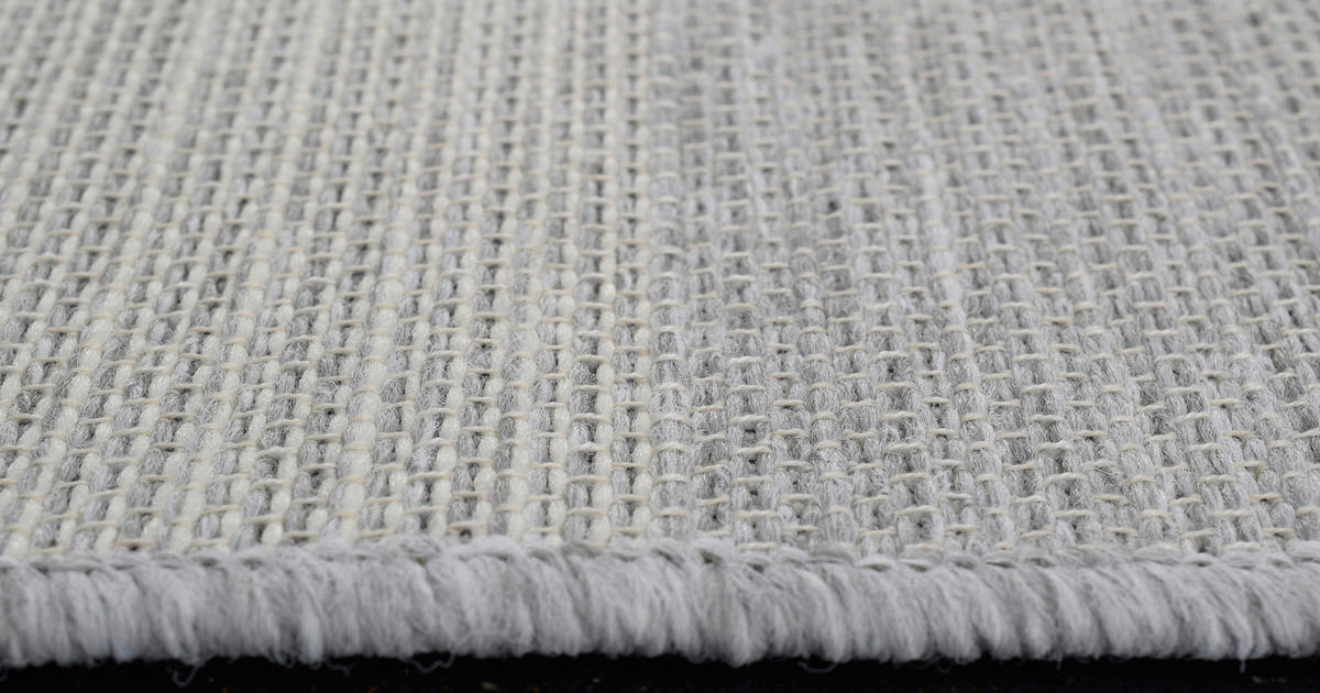 FLACHWEBETEPPICH 80/150 cm Amalfi Grau, Hellgrau, Dunkelgrau  - Dunkelgrau/Hellgrau, Trend, Textil (80/150cm)