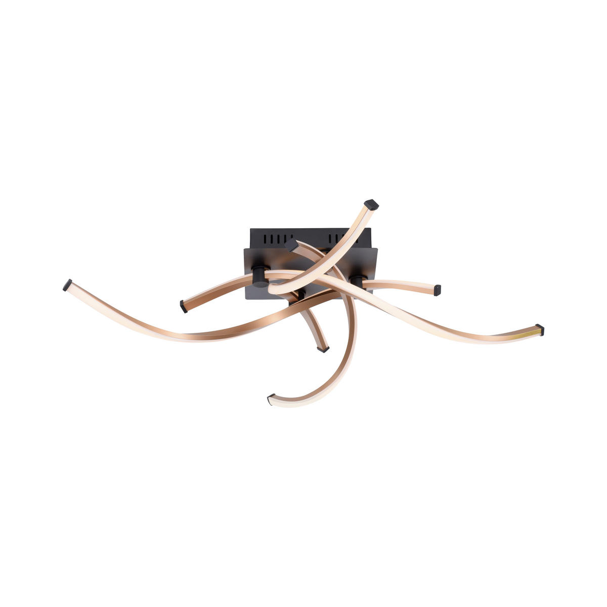 LED-DECKENLEUCHTE Polina 78/78/17 cm   - Design, Holzwerkstoff/Kunststoff (78/78/17cm) - Paul Neuhaus